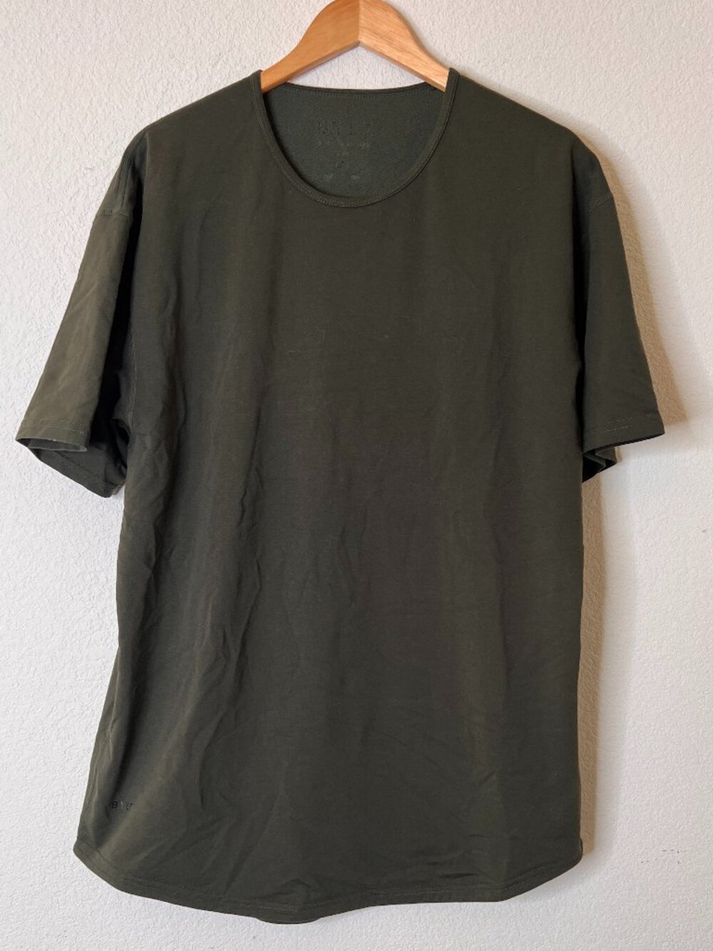 Bylt Men's Drop Cut s/s Performance Short Sleeve Tee Shirt Forest Green XL - Picture 2 of 6